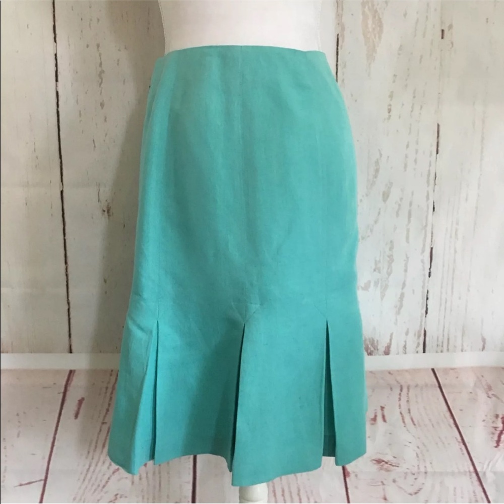 Harold’s Mint Green Lined Trumpet Skirt